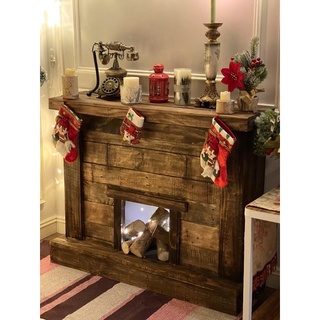 (inbox shop trc khi đặt) Lò sưởi decor