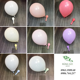10 Quả Bóng Bay Màu Pastel Trang Trí Sinh Nhật