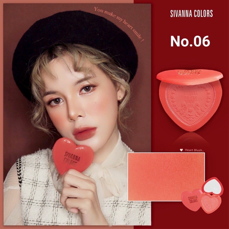 Phấn Má Hồng Sivanna Colors So Chic Long Lasting 16 House Blush