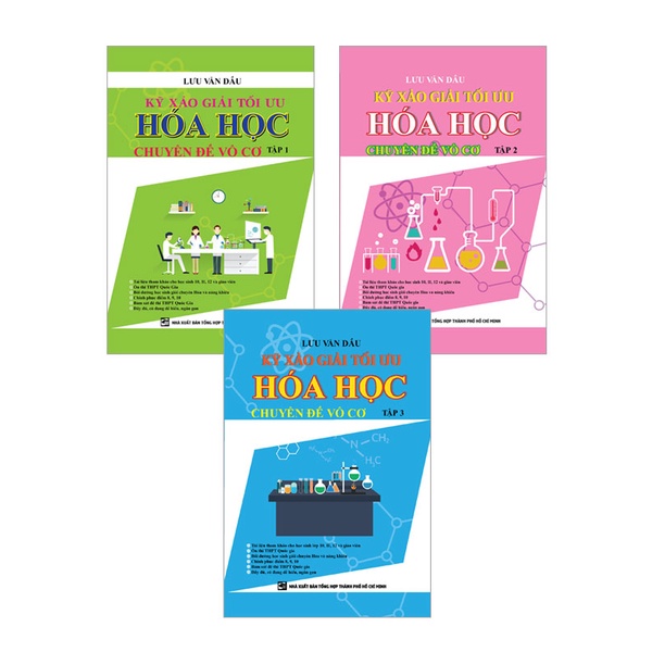 Sách - Kỹ Xảo Giải Tối Ưu Hóa Học Chuyên Đề Vô Cơ Tập 1 , 2 , 3