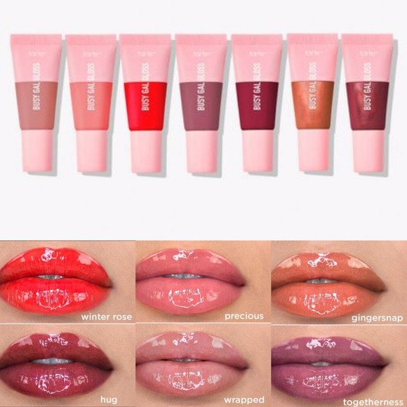 Tách set son bóng TARTE busy gal gloss the lip glossary lipgloss set