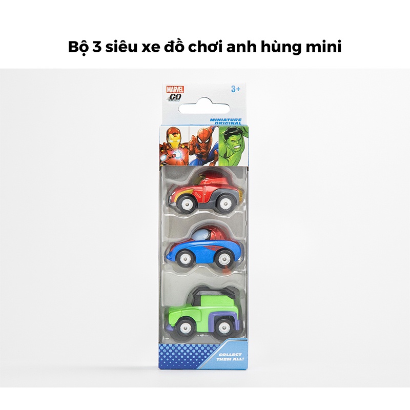 Đồ Chơi MARVEL Bộ 3 Siêu Xe Marvel Tí Hon30Q321MIN-002