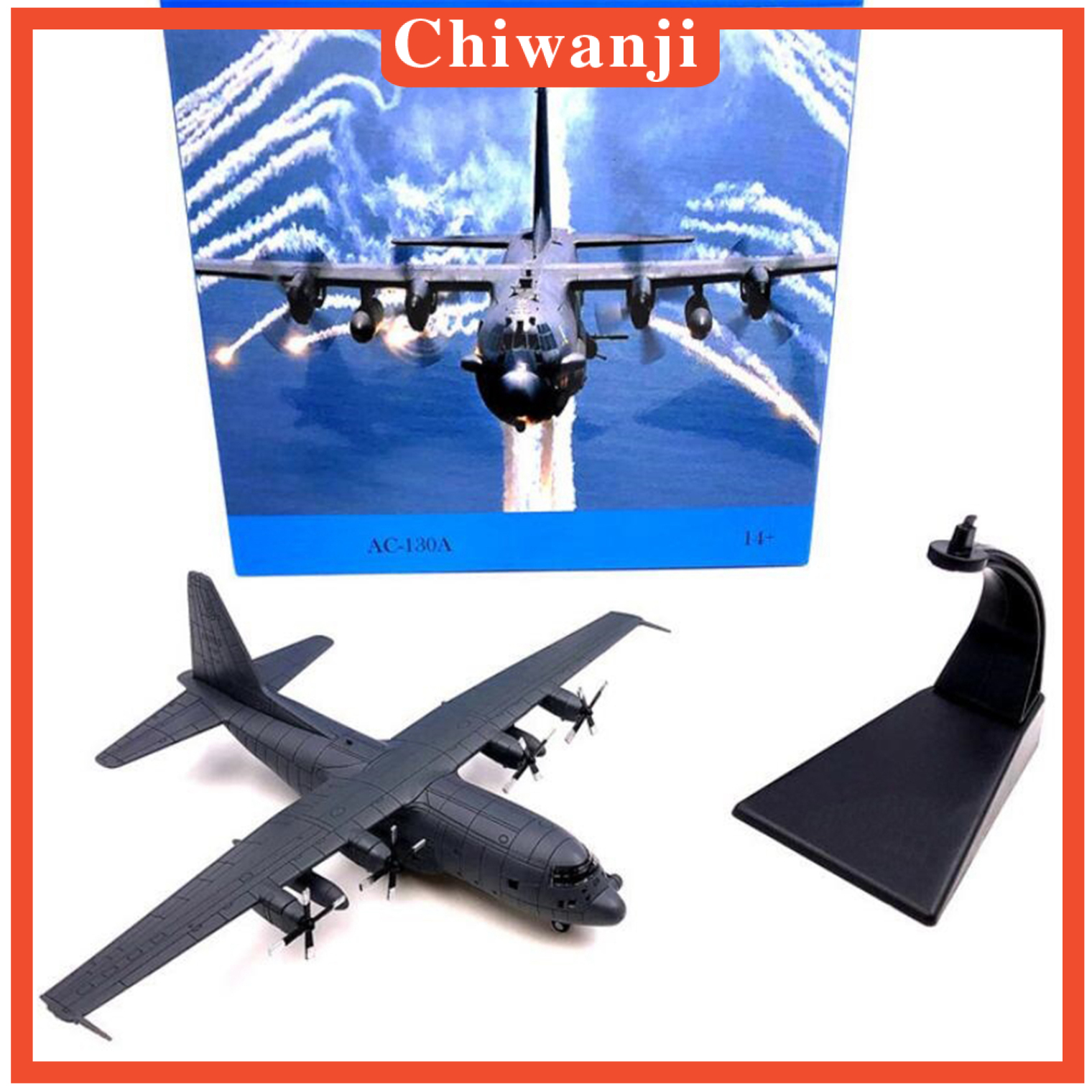 AIRCRAFT MODEL Mô Hình Máy Bay Chiến Đấu 1995 Ac-130 Tỉ Lệ 1 / 200