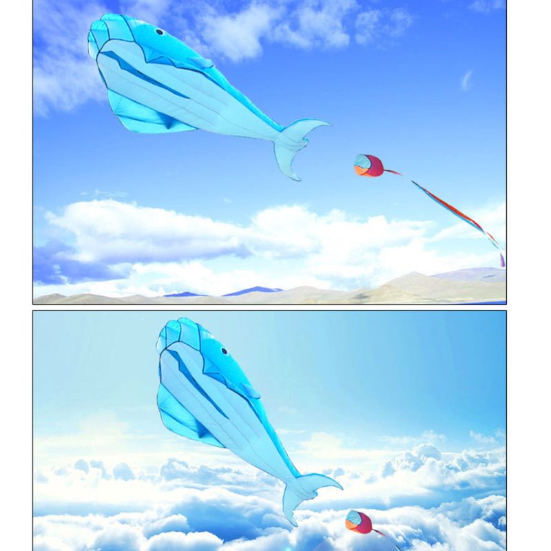 Diều Hình Cá Heo 3D Mềm Mại Xinh Xắn