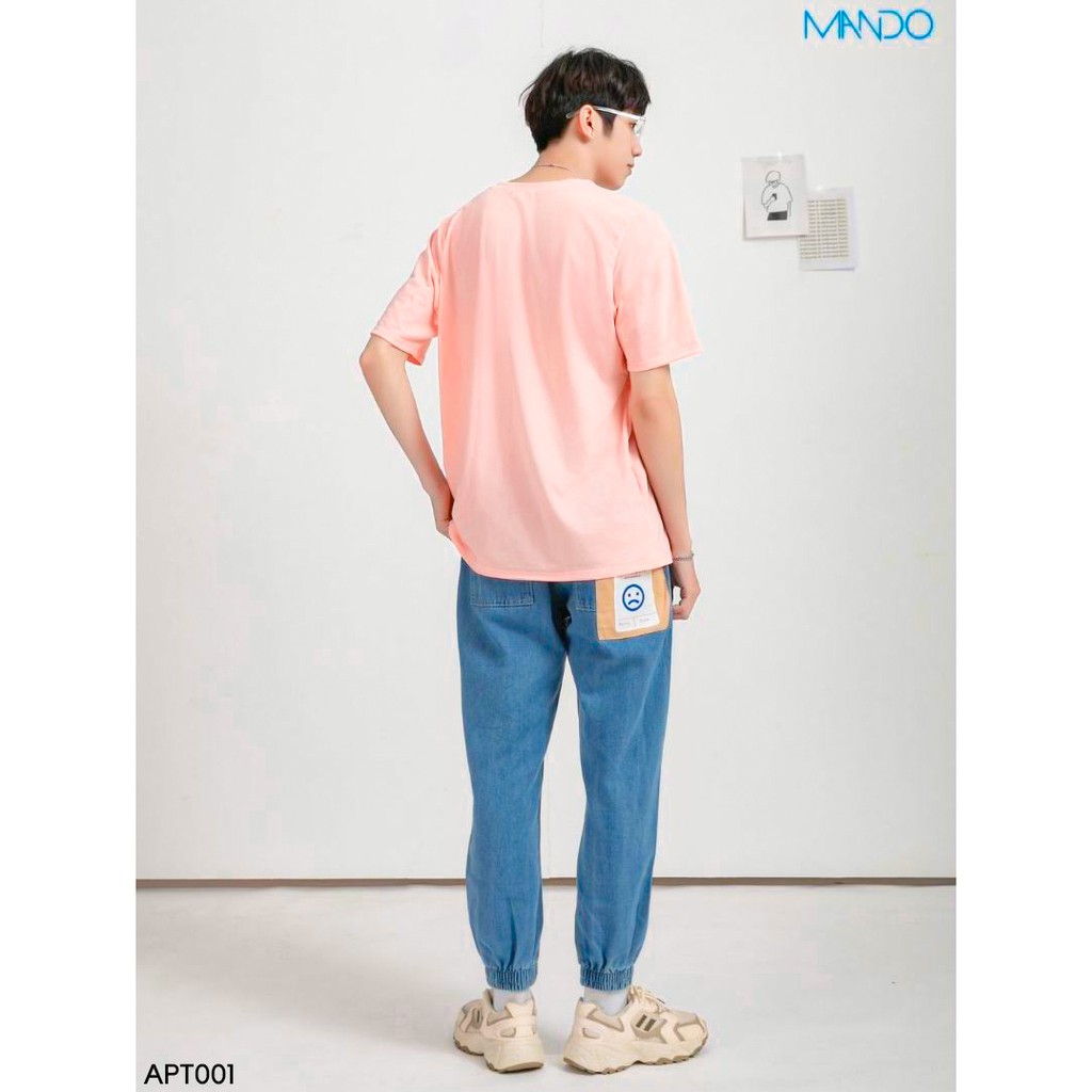Áo Phông Áo Thun Nam MANDO Trơn Cotton Kiểu Dáng Basic Phong Cách Thời Trang Hàn Quốc APT01 | BigBuy360 - bigbuy360.vn