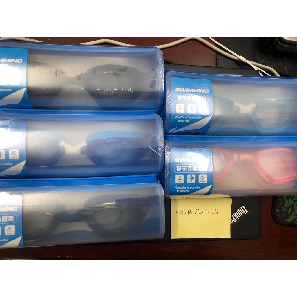 Kính bơi Lining tầm nhìn rộng cho người lớn