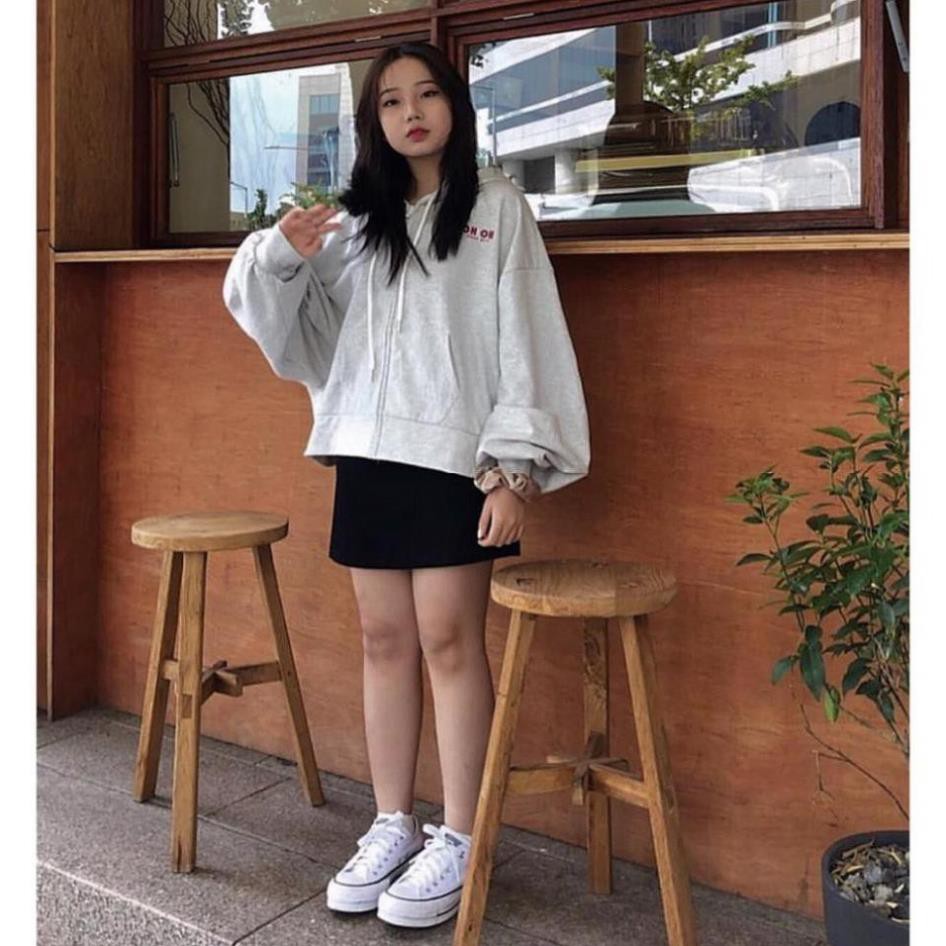 Áo KHOÁC Hoodie OHOH 2 Màu TAY PHỒNG Unisex