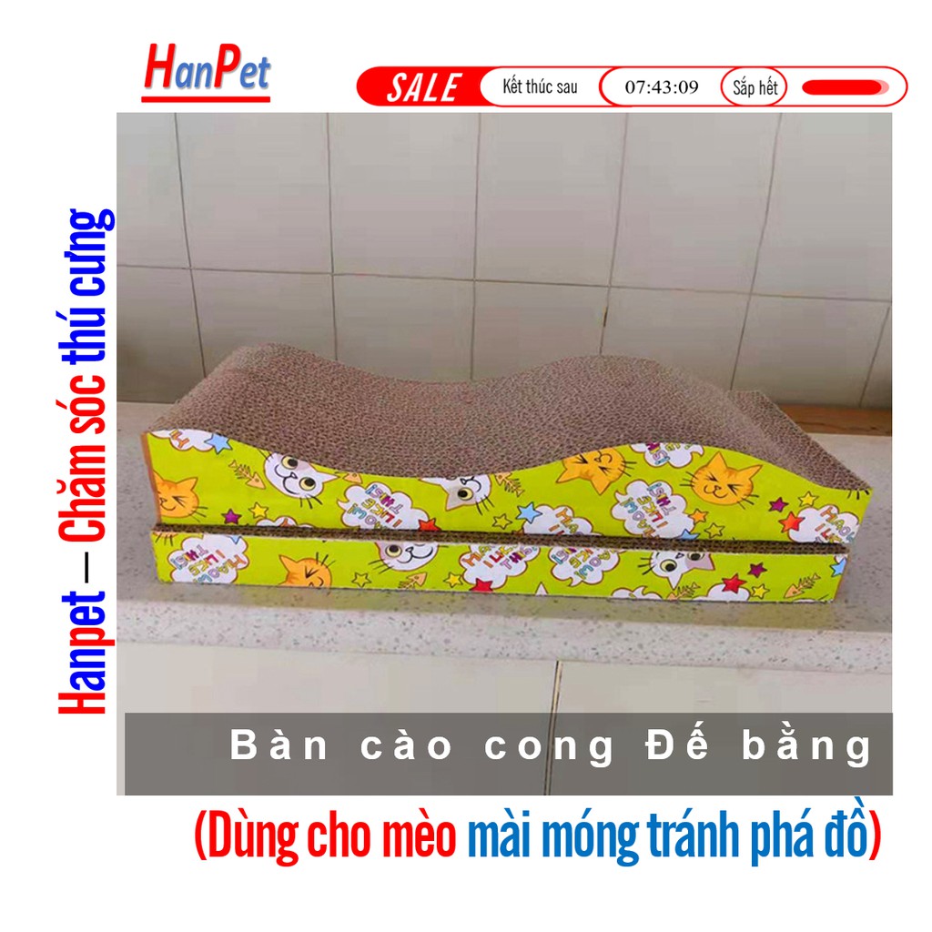 Cào móng mèo 5 loại bàn cào móng cho mèo bằng giấy cứng đồ mài móng cho mèo