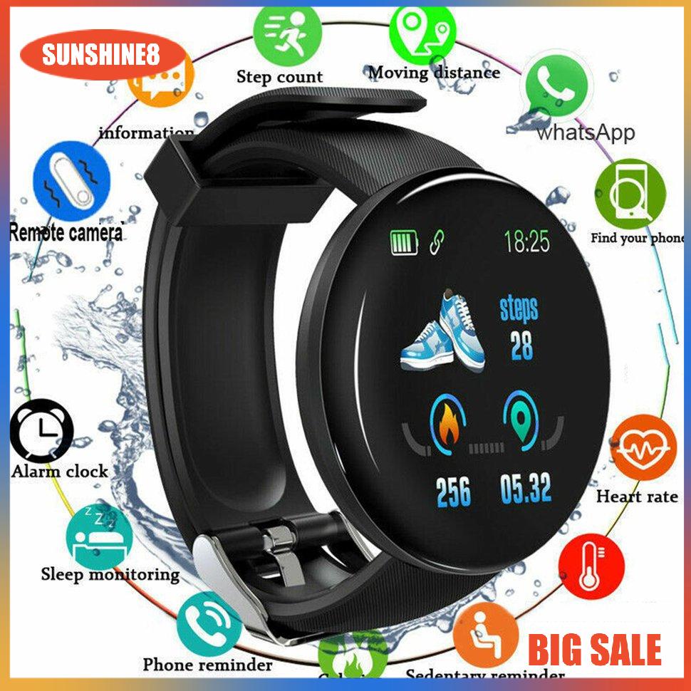 ❇️D18S  ❇️Đồng hồ thông minh 1.44 không dây hình tròn có chức năng nhắc nhở cuộc gọi