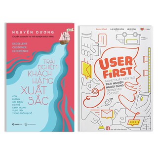 Sách - Combo 2 cuốn: Trải nghiệm khách hàng xuất sắc + User First