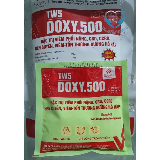 DOXY 50% TW5 GÓI 100G KHÒ KHÈ CRD
