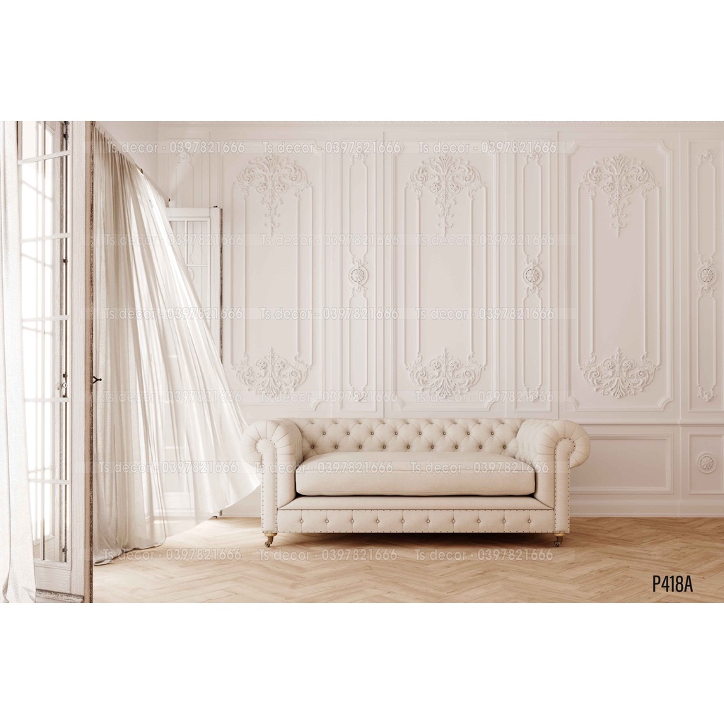 Phông livestream Dán hoặc Kẹp Treo khung 3D