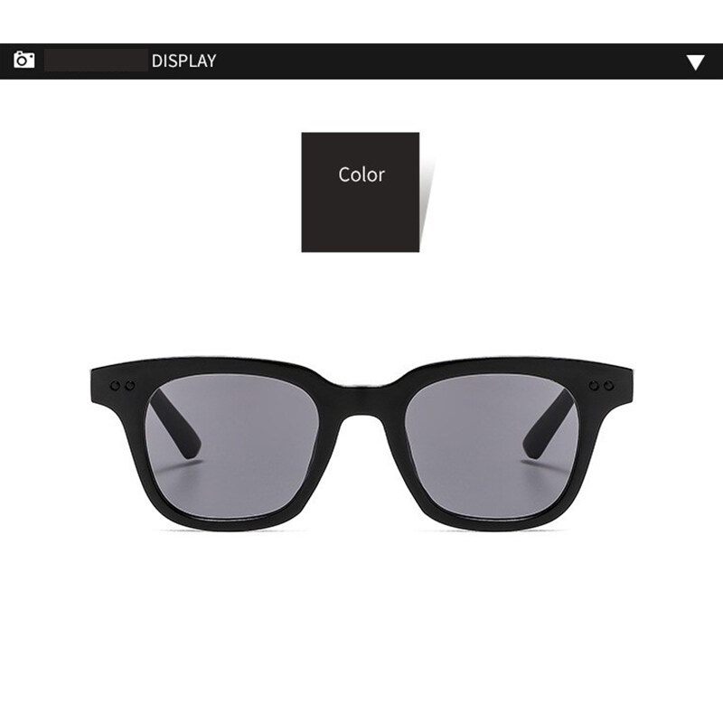 Kính Mát Gọng Vuông Trong Suốt Phong Cách retro Cho Nam Và Nữ