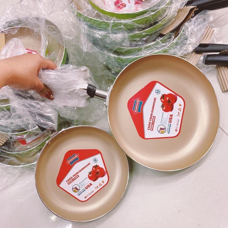 Set 2 chảo chống dính Sunhouse