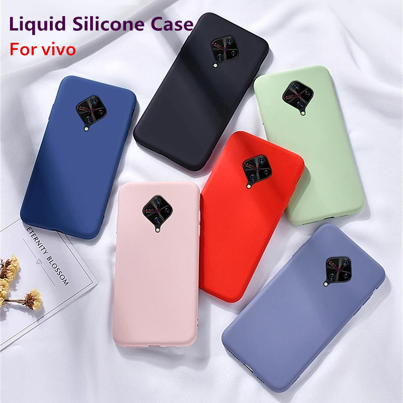 Ốp lưng VIVO Y31 Y20 Y20s Y12s Y30 Y50 Y11 Y12 Y15 Y17 S1 Pro Y91 Y91i Y93 Y95 Y91C Silicone Case HP Casing Ốp điện thoại cho