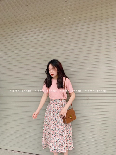 SỈ SET ÁO PHÔNG VÁY HOA NHÍ