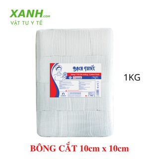 Bông cắt Bạch Tuyết 10cm x 10cm 1kg