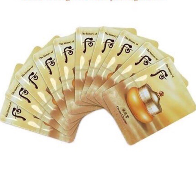 Xả hàng giá sỉ gói Kem tẩy trang Đông y Hoàng cung Whoo Gongjingyang Facial Cream Cleanser