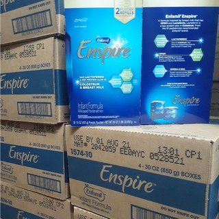 SỮA BỘT ENFAMIL ENSPIRE INFANT FORMUALA MỸ CHO TRẺ 0-12 THÁNG HỘP GIẤY 850G MÓP MÉO