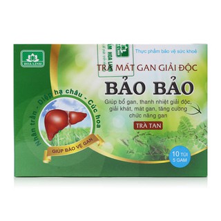 Trà giải độc gan Bảo Bảo hộp 30 túi - Thanh nhiệt , giải độc gan , hỗ trợ giải rượu bia - BB1 01