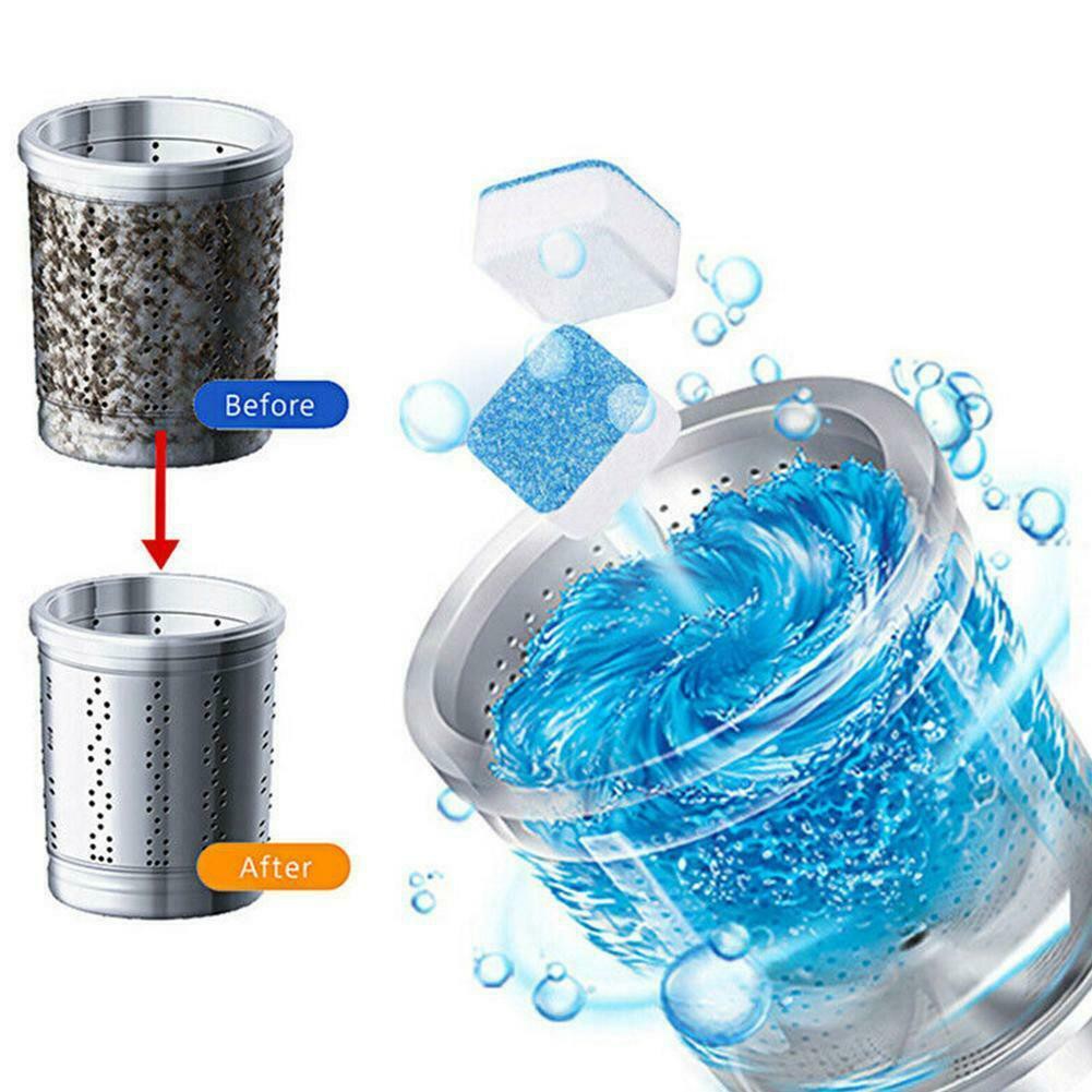 Set 4 quả bóng giặt /10 viên sủi vệ sinh máy giặt tiện dụng