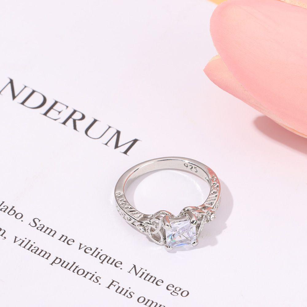Nhẫn Mạ Bạc 925 Đơn Giản Thời Trang