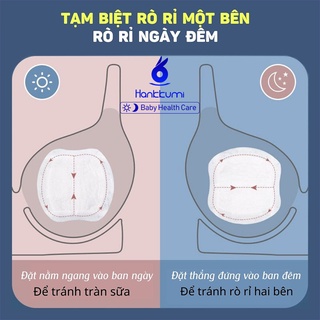 Miếng Lót Thấm Sữa Hankkumi Cao Cấp Siêu Mỏng/Mềm/Thoáng/Thấm Bịch 10 Miếng/Túi