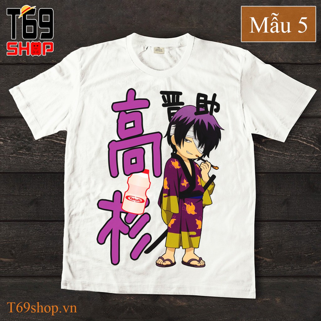 Áo thun anime Gintama (Có nhiều mẫu)