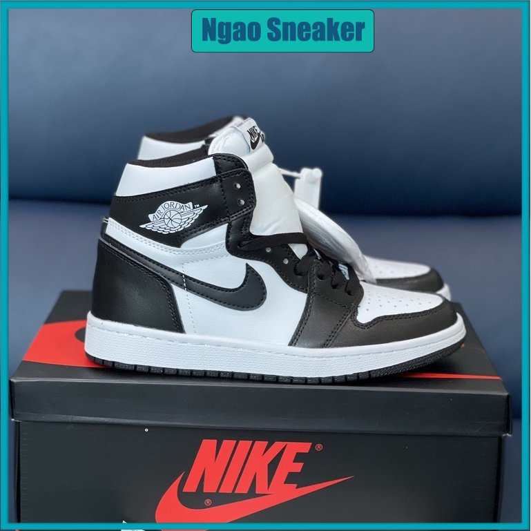 Giày Jordan High Panda Màu Trắng Đen - bản chuẩn đẹp