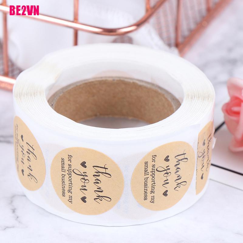 Cuộn 500 Nhãn Dán In Với Cảm Ơn