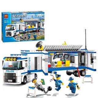 xả hết hàng Lắp ráp lego urban cities 10420 - xe cảnh sát lưu động hiện đại