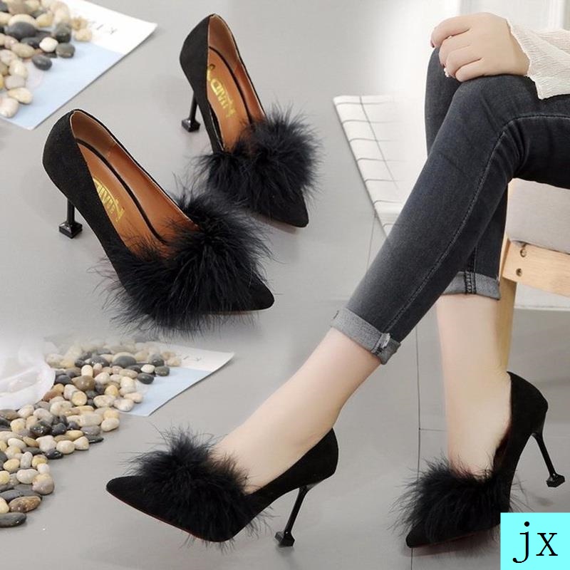 Giày cao gót mũi nhọn thiết kế mới thời trang dành cho mùa xuân thu