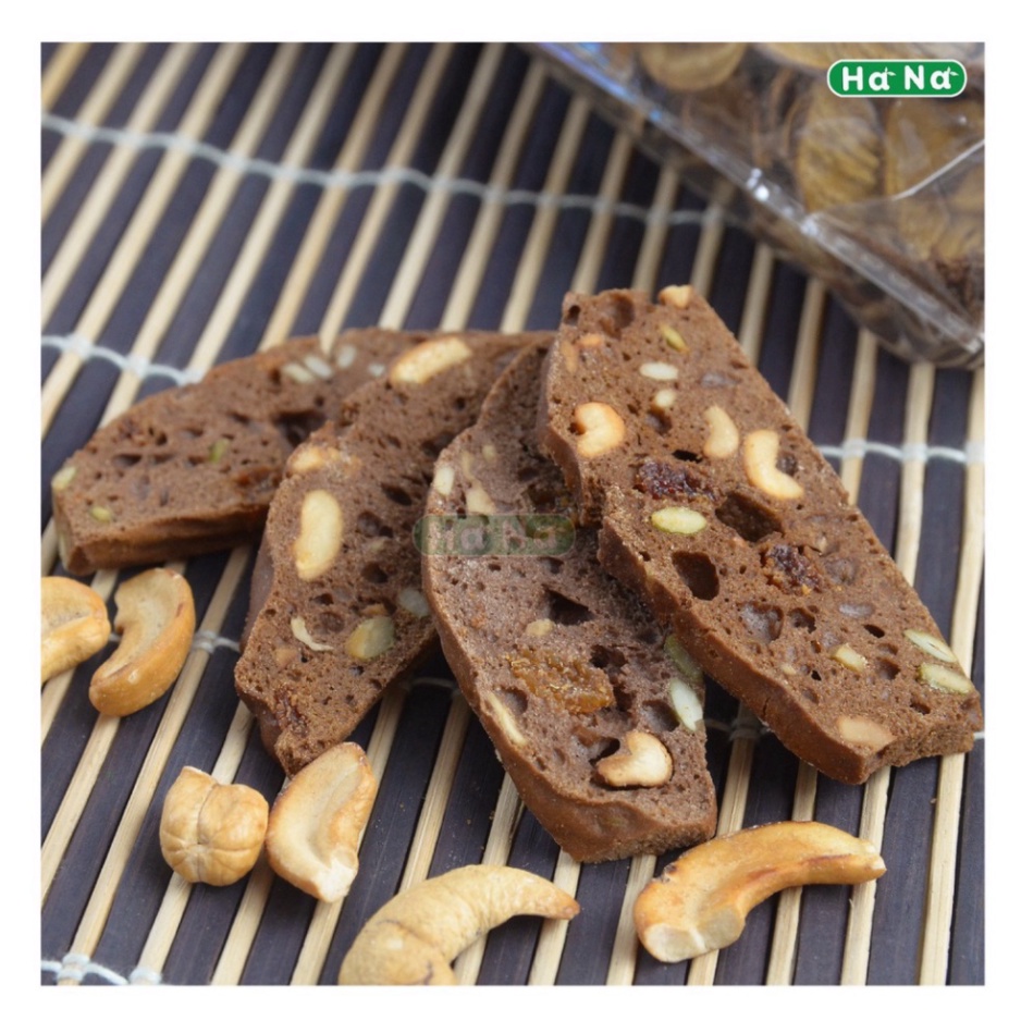 Bánh biscoti làm từ bột nguyên cám và hạt dinh dưỡng gồm 3 vị vani/ chocolate/ matcha eat clean &amp;healthy.
