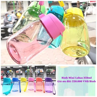 Bình nước tupperware cho bé mini lohas 350ml