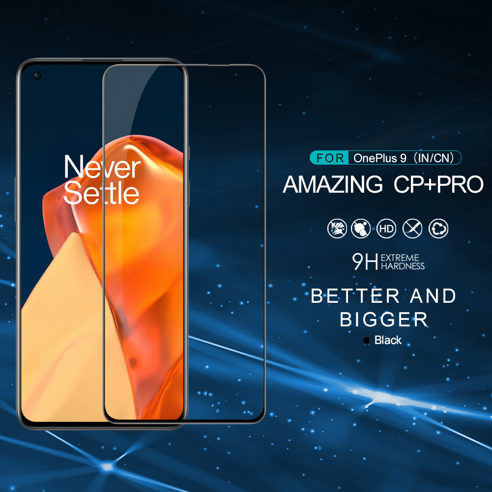 Kính cường lực cho OnePlus 9 IN / CN Nillkin CP + Pro Bảo vệ màn hình bằng keo toàn bộ cho kính OnePlus 9