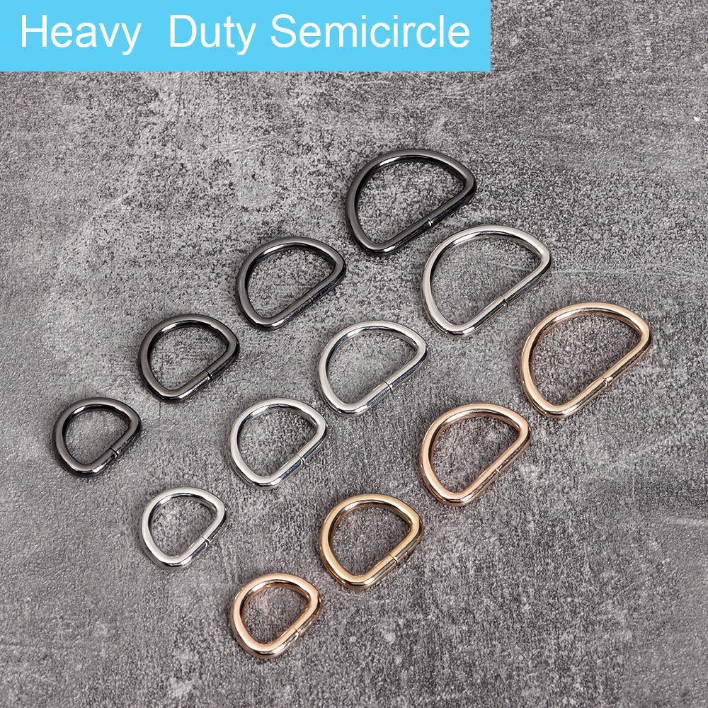 Set 20 Vòng Đeo Cổ Thú Cưng Bằng Kim Loại Hình Chữ D Nhiều Màu Sắc DIY