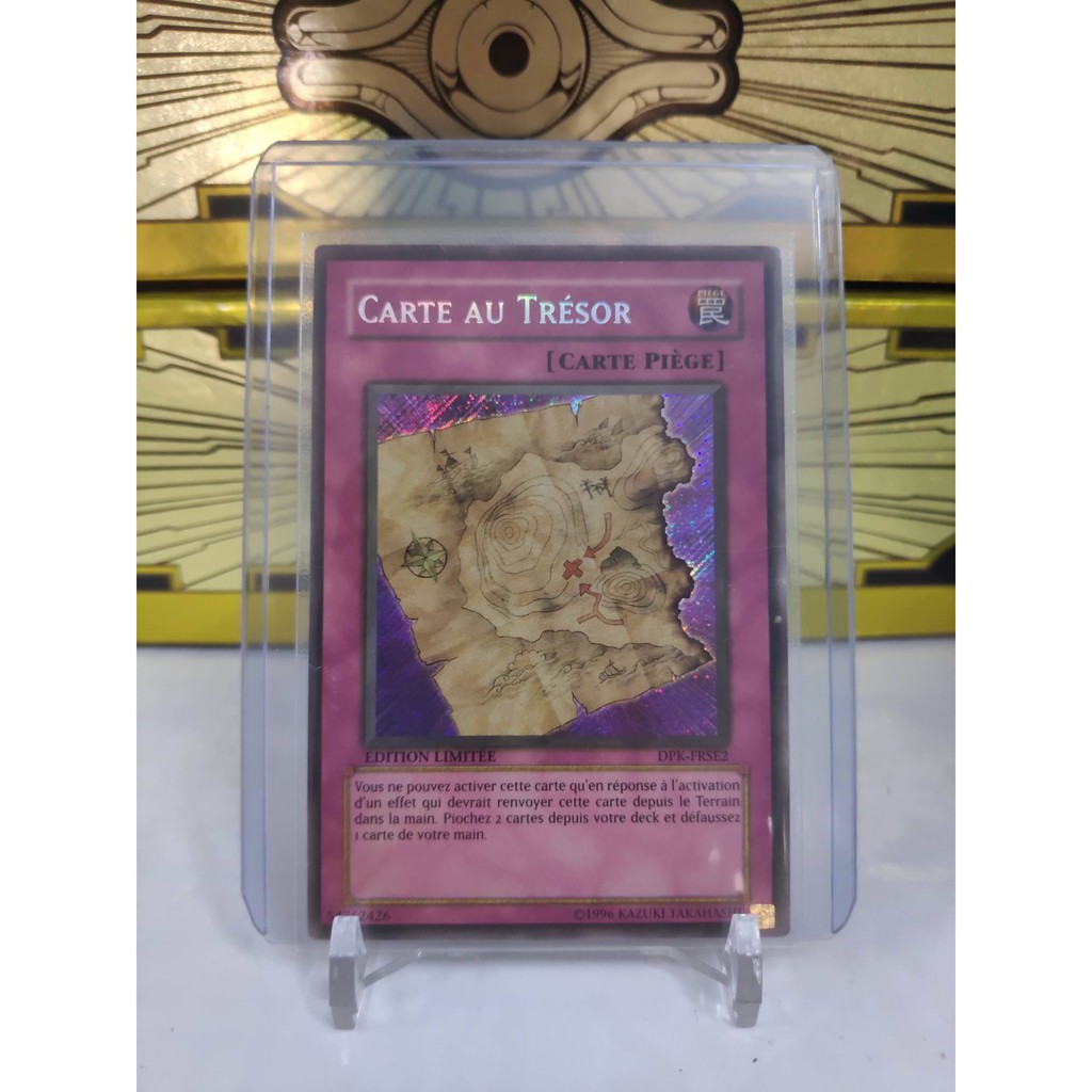 [ Dưa Hấu Yugioh ] Lá bài thẻ bài Treasure Map - Secret Rare - Tặng bọc bài nhựa bảo quản