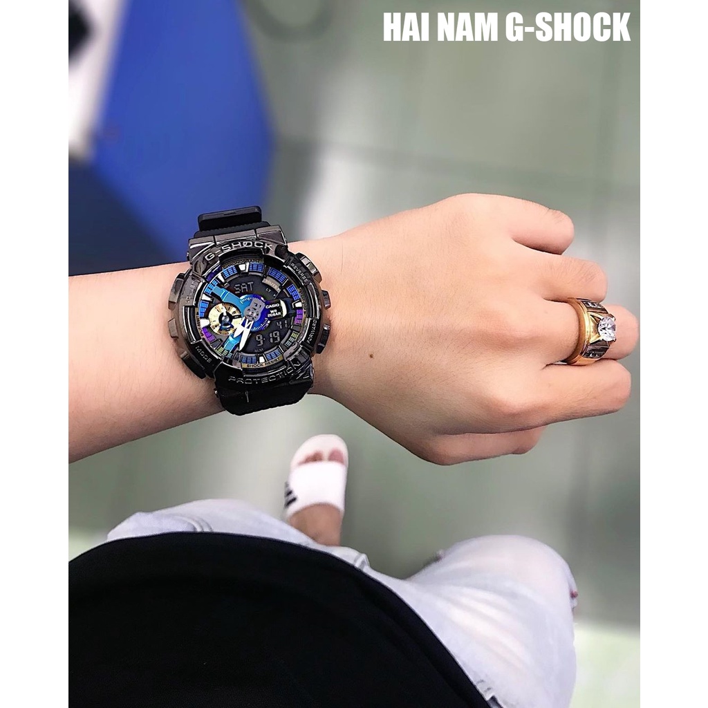 Đồng hồ nam G-SHOCK GM-110B-1A | GM-110 | GM110 | Full phụ kiện