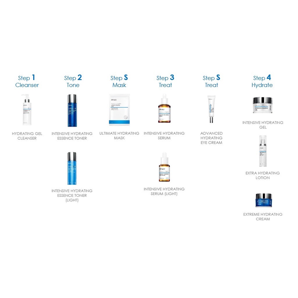 Đài Loan - Dr Wu Gel / Kem dưỡng ẩm Hyaluronic acid