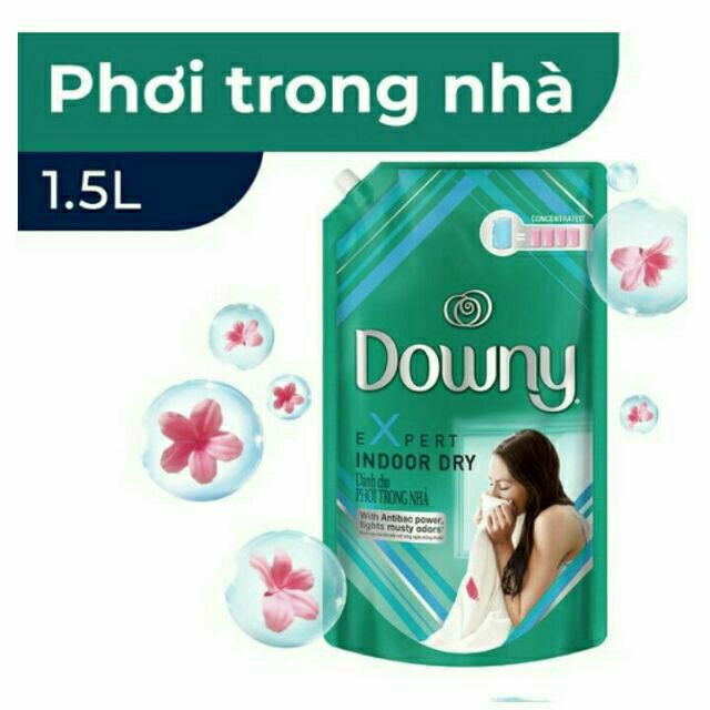 Nước xả vải Downy phơi trong nhà 1.5L
