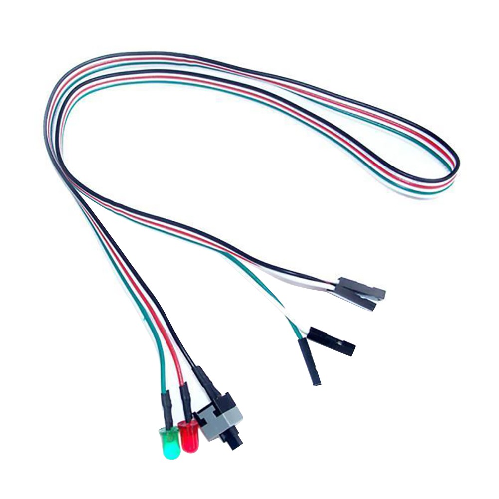 POWER Dây Cáp Nối Bo Mạch Chủ Timkar 50cm On / Off / Reset 2 Switch Led Atx Pc | BigBuy360 - bigbuy360.vn