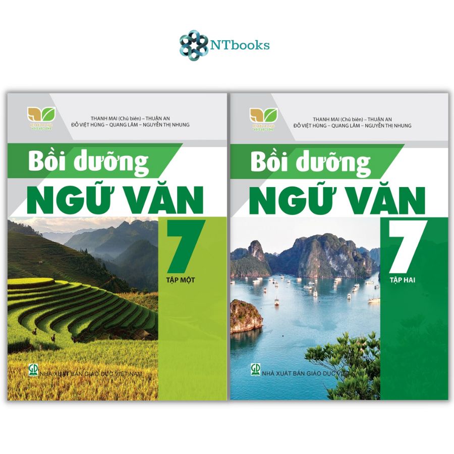 Sách Bồi dưỡng Ngữ văn 7 tập 1 + tập 2 (Kết nối tri thức với cuộc sống)