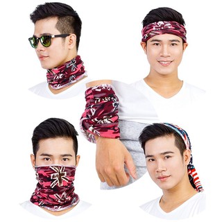 Combo 3 khăn đa năng cao cấp - khăn phượt trùm mặt, che nắng