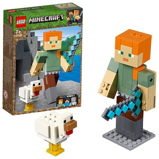 Đồ chơi lắp ráp Lego Minecraft 21149 - Mô Hình Minecraft Alex Chăn Gà