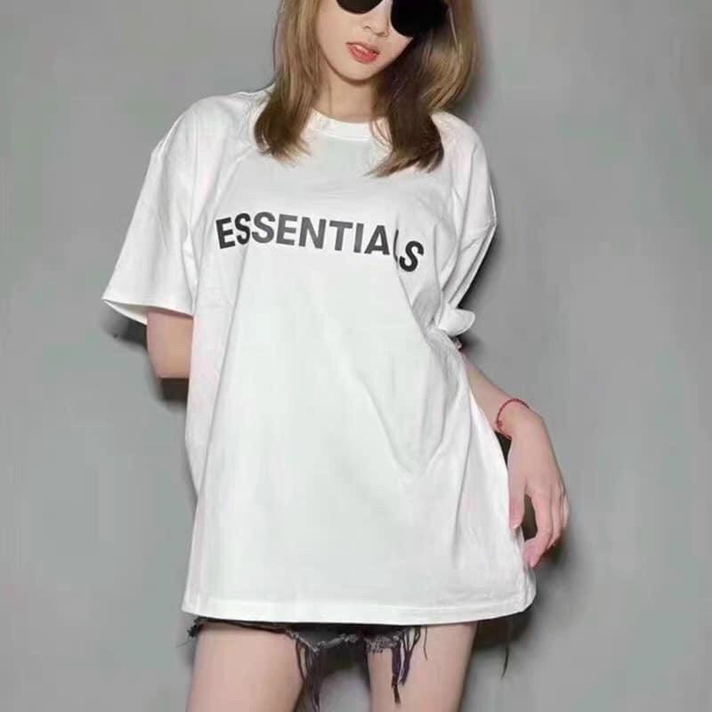 Áo thun nữ basic dấu quần chữ Essen