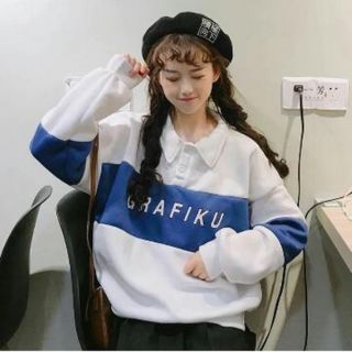 Áo sweater nỉ xám