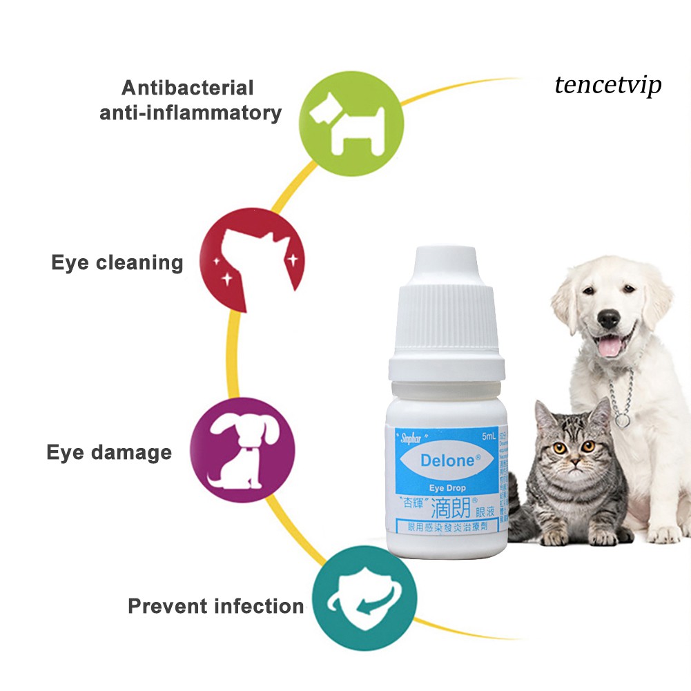 Dung dịch nhỏ mắt cho thú cưng 5ml tiện dụng