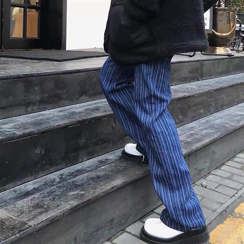 QUẦN JEANS SỌC HACK CHÂN