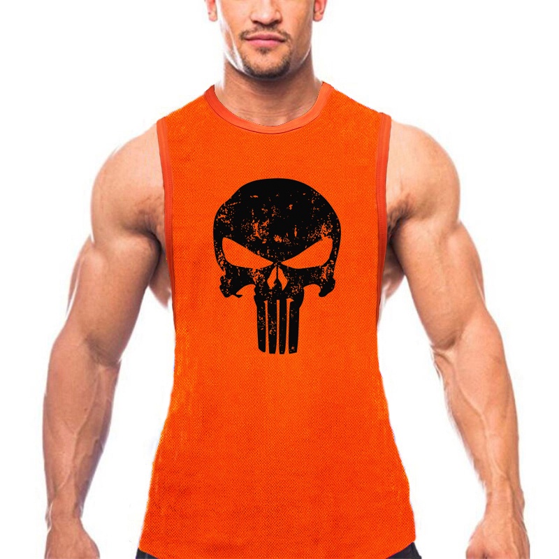 Áo Ba Lỗ Lưới Mùa Hè Nhanh Khô Thời Trang Cơ Bắp Cho Nam Tập Thể Hình