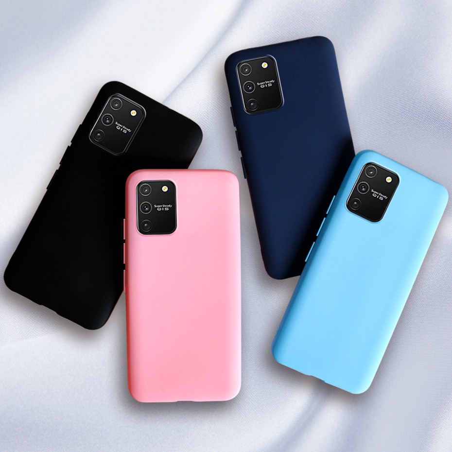 Ốp điện thoại silicon TPU mềm màu kẹo thích hợp cho Samsung Galaxy A51 A71 A31 S10 Lite Note 10 Lite 2020
